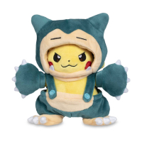 Authentic Pokemon center plush Poke Maniac Pikachu Snorlax +/- 20cm